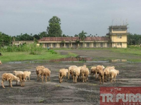 Kailashahar  aerodrome lying dead till date due to lack of government intervention